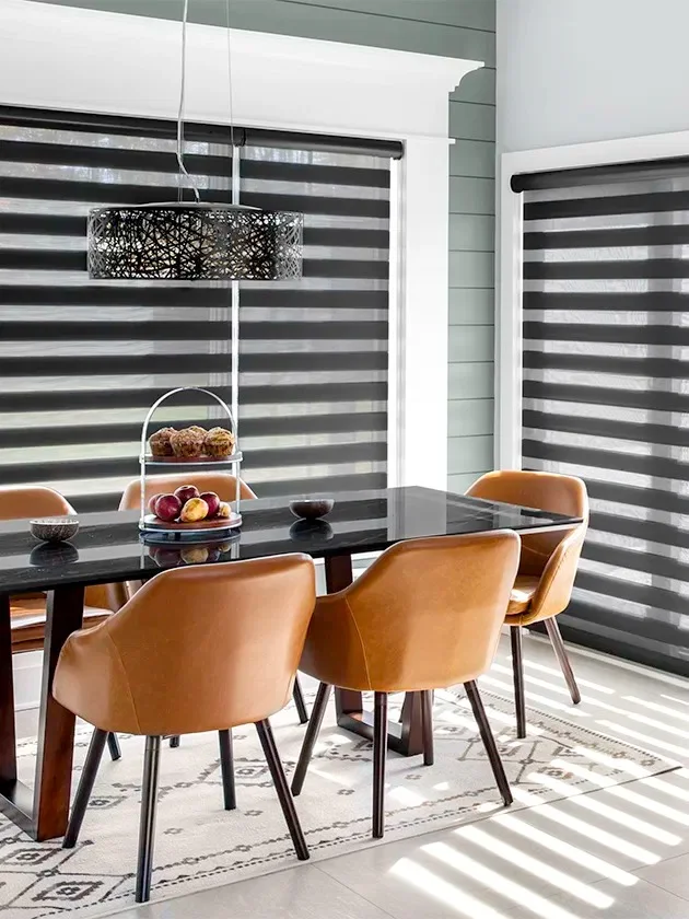 Double roller blinds product sample