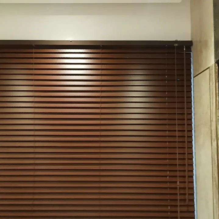 premium wooden blinds blackout Bangladesh - complete darkness natural wood finish Dhaka